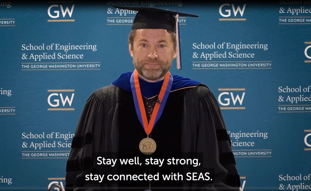 Screenshot of SEAS 2020 Graduation