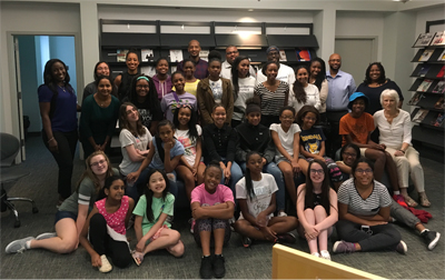 2018 Middle School Girls Cybersecurity Day Camp Students