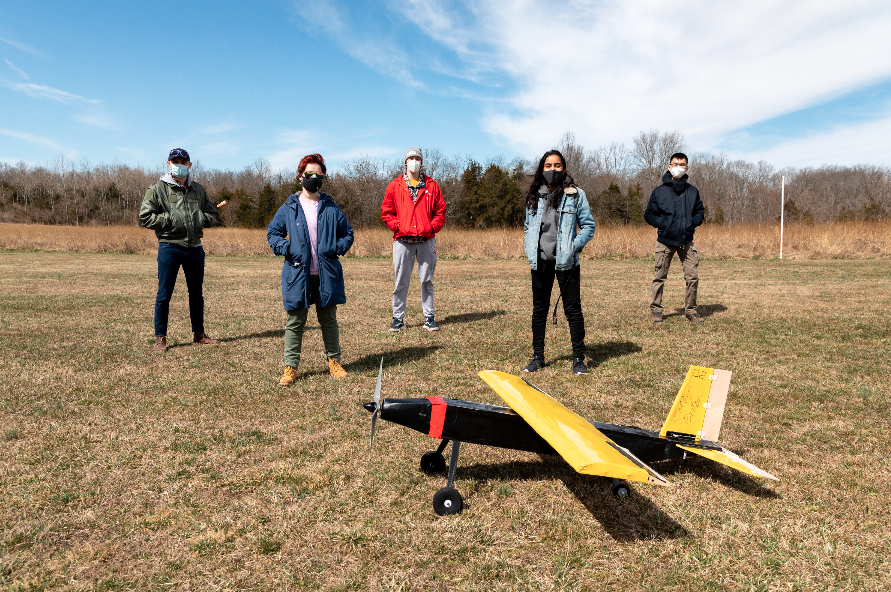 Image of AIAA 2021 Design-Build-Fly Competition Team