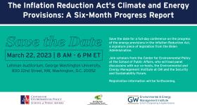 The Inflation Reduction Act's Climate and Energy Provisions: A Six-Month Progress Report Flyer