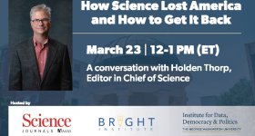 How Science Lost America and How to Get It Back Flyer